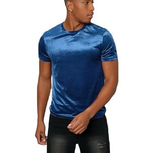 Wholesale Men <b>Black</b> Color Plain Velour Breathable <b>Long</b> <b>Sleeve</b> Collarless Winter High Quality Customize Your Own Design Logo - Product Image 4