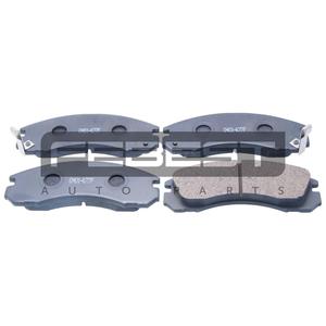 Set di pastiglie freno anteriori FEBEST (0401-K77F) - Product Image 1