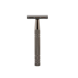 Maquinillas de afeitar profesionales Logotipo personalizado privado Chapado en oro Maquinilla de afeitar de seguridad profesional Cuchilla de afeitar plegable Herramientas de afeitado - Product Image 5