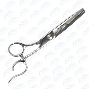 Tijeras de Entresacar Profesionales al por Mayor, Ecológicas, de Acero Inoxidable de Alta Calidad, Modelo Manual AE-6813, Lavables y Reutilizables - Product Image 3