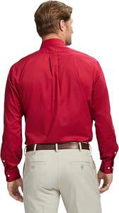 Nuevo y Popular Camisa de Franela de Poliéster/Algodón, Cómoda, Ajustada, de Manga Larga, Estilo Casual de Negocios, Lisa, Formal, Transpirable y de Secado Rápido para Primavera - Product Image 5