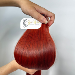 Extensions de cheveux humains vierges vietnamiens, tissage de cheveux raides et soyeux, double trame, cuticules alignées, de la marque Sun Hair Company - Product Image 4