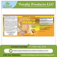 Private Label Afrikaanse Mango-Extract Voor Gewichtsverlies Gezondheidszorgsupplement Voor De Beste Prijs