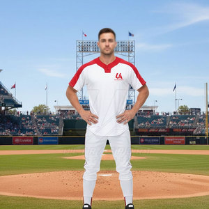 Diseño de Logotipo Personalizado, Uniforme de Béisbol Transpirable de Poliéster, Servicio OEM, Alta Calidad, Gran Venta, Precio Razonable - Product Image 6