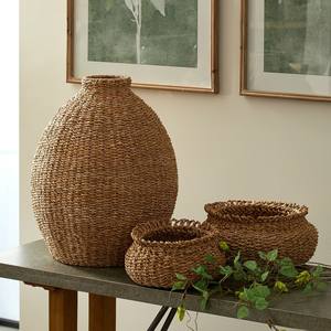 VENTE! Vente en gros Meilleure Vente 2023 Boho Moderne Amelie Seagrass Teardrop Vase pour Décor Salon Chambre Intérieur - Product Image 2