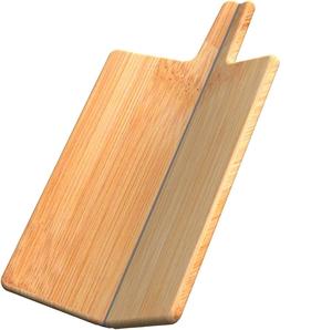 Planche à découper rectangulaire en bois d'acacia de conception et de forme traditionnelles pour hacher et couper - Product Image 1