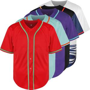 Ensemble d'uniformes de baseball pour équipe sportive, couleurs et logo personnalisés, couture durable, tissu respirant, mouvement facile, haute qualité - Product Image 6
