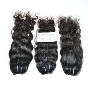 100% Virgen cutícula alineada templo máquina pura trama doble mechones ondulado recto vietnamita cabello humano suelto onda profunda - Product Image 2