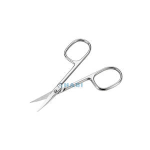 กรรไกรแต่งเล็บพร้อมใบมีดโค้งสแตนเลสคมอุปกรณ์ความงามกรรไกรตัดเล็บ - Product Image 2