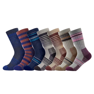 Chaussettes ras du cou pour hommes, en coton tricoté uni avec élasthanne, respirantes, pour usage quotidien, style décontracté hiver, ODM - Product Image 1