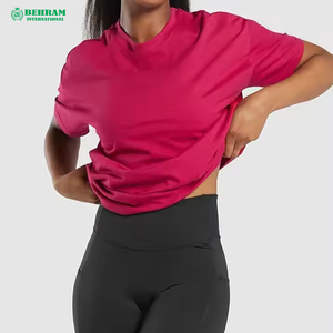 Behram International Men's <b>100</b>% <b>Polyester</b> Pink O-Neck Regular Fit Casual Jersey T-<b>Shirt</b> Eco-Friendly Anti-Pilling Summer Season - Product Image 4