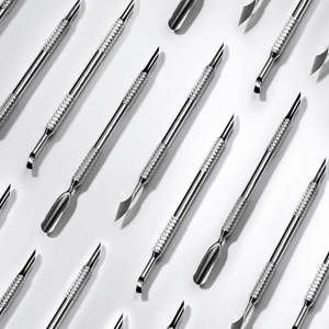 Empujador de uñas afilado manual serie Expert PRO y cuchilla fabricada con herramienta de manicura de acero ecológico de alta calidad - Product Image 1