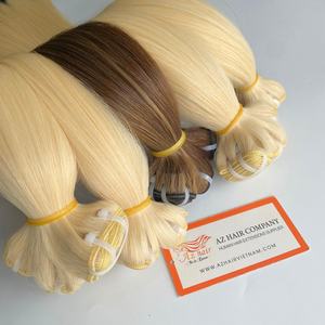 Extensions de cheveux vietnamiens Remy 100% naturels non traités, tendance, cuticules alignées, double trame tissée à la machine, ultra-lisses - Product Image 1