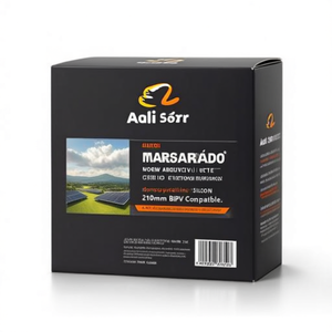 แผงโซลาร์เซลล์ Aoli Solar 550W ประสิทธิภาพสูง HJT สีดำ โมโนคริสตัลไลน์ซิลิคอน เซลล์ขนาด 210 มม. รองรับการติดตั้งแบบ BIPV - Product Image 2