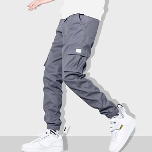 Pantalones deportivos informales para hombre, novedad, ropa de gimnasio transpirable de ajuste Regular con múltiples bolsillos, venta al por mayor - Product Image 2