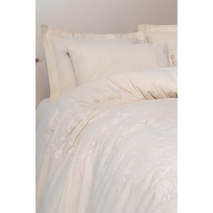 Kivora Double Duvet Cover <b>Set</b> Soft Cotton Linen Floral Pattern Ruffles 3pcs for Home Bedding <b>Comforter</b> Wedding Hospital Hotel - Product Image 1