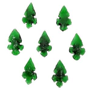 Punta de flecha verde de obsidiana tallada de alta calidad al por mayor, piedra preciosa natural para curar el amor, ágata, punta de flecha de cristal - Product Image 6