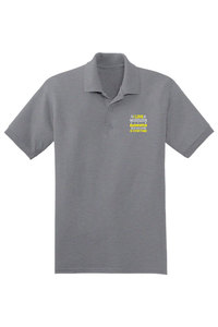 220-280gsm ผ้าฝ้ายเป็นมิตรกับสิ่งแวดล้อมน้ำหนักมากสำหรับผู้ชายเสื้อยืดปักโลโก้กอล์ฟสไตล์ลำลอง - Product Image 4