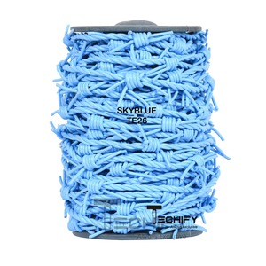 สายหนัง barbwire สำหรับสร้อยคอเครื่องประดับทำเครื่องประดับทำด้วยมือ barbwire สร้อยคอและสร้อยข้อมือสายบิด - Product Image 1