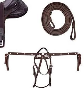 Conjunto de Silla de Montar Australiana de Alta Calidad, Cuero Duradero, Completo con Cabezada, Riendas, Cincha y Pechera a Juego, Personalizable - Product Image 4