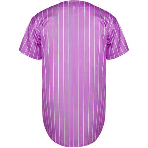 Maillot de baseball uni à manches courtes, motif uni, faible MOQ, doux, prêt à l'impression - Product Image 4