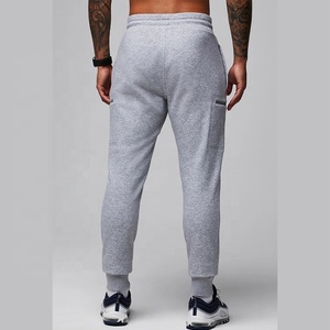 Customized Extra Soft Knitted Fabric Running Training <b>Slim</b> <b>Fit</b> Cargo <b>Jogger</b> Plain Zip Pocket Cotton Polyester <b>Jogger</b> Pant <b>Men</b> - Product Image 2