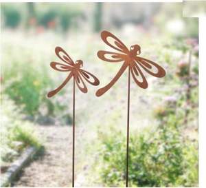 Piquets de jardin artistiques en métal avec des conceptions inspirées de la nature parfaits pour améliorer les parterres de fleurs et les espaces extérieurs décoratifs - Product Image 6