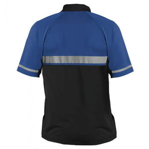 Camisetas Polo de Seguridad de Primera Calidad OEM, Ropa de Trabajo, Camiseta Polo de Seguridad 100% Algodón, Camiseta Polo de Alta Visibilidad con Cinta Reflectante - Product Image 6