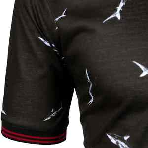 Premium Allover Printed Cotton Elevate Your casual Wardrobe With A Fusion Of Modern Patterns And <b>Classic</b> Comfort Men Polo Shirt - Product Image 6