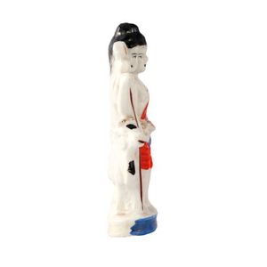 Estatua de porcelana hecha a mano para decoración del hogar, estatua de porcelana roja, blanca, roja, moderna, SNE-59 - Product Image 5