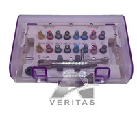 Kit Obeng Implan Baja Tahan Karat Manual Kualitas Terbaik A-1 VERITAS Dental Instruments Stok Tersedia