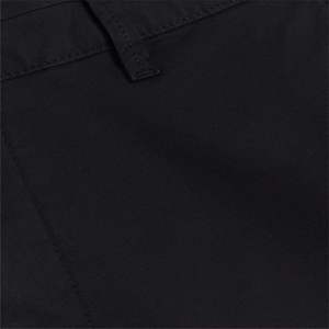 Side Slip Pockets Belt Loops Button and Zip Fastening 98% Cotton 2% Elastane Black Slim Fit Chino <b>Shorts</b> - Product Image 5