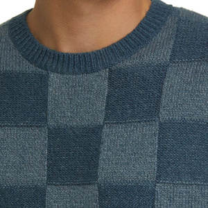 2024 hombres moda personalizada invierno diseño cuello redondo suéter de punto tejido a mano transpirable cómodo antiarrugas - Product Image 6