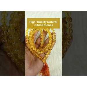 Collar de Mala de Cristal con 108 Cuentas de 8mm, Piedra Natural Curativa, Joyería de Meditación - Product Image 3