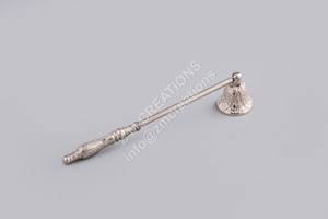 Classique En Acier Inoxydable Cylindre Bougeoir Éteignoir Simple Décoration De La Maison Table Extincteur Cloche - Product Image 2