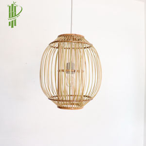 2023 nouveau modèle de suspension en bambou pour chambre à coucher excellente qualité tissé suspendu abat-jour Double niveaux prix du Vietnam - Product Image 4