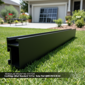 Riel Solar IronRidge QRail Estándar de 14 Pies, Color Negro, QMR-RS14-B-60 - Product Image 3