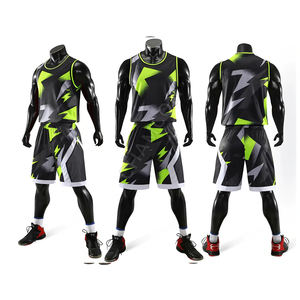 Uniforme de basket-ball pour hommes le plus vendu ensemble de maillot respirant avec option de taille supérieure service OEM disponible - Product Image 3