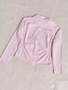 Chaqueta atlética ligera con cremallera para mujer, Top de Yoga de manga larga con características deportivas de compresión transpirables para Fitness y Yoga - Product Image 2