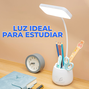 Lampada da Scrivania Pieghevole in Plastica Pratica e Conveniente con Portapenne Integrato per Illuminazione e Organizzazione - Product Image 5