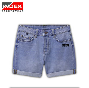 Moda Streetwear Señoras Jeans cortos Pantalones cortos de cintura alta Pantalones cortos de mezclilla para mujer - Product Image 2