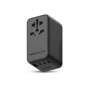 Adaptador de Viaje MOMAX UA16 con Carga Rápida, 1 Puerto PD140W GaN, para Viajes Internacionales - Product Image 2