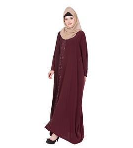 High Quality <b>Islamic</b> <b>Clothing</b> Ladies Abaya New Fashion Long Sleeve Breathable Plus Size <b>Islamic</b> Women Abaya Wholesale OEM - Product Image 3