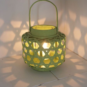 ECO FRIENDLY <b>BAMBOO</b> <b>LANTERNS</b> FOR INDOOR OUTDOOR AMBIENT ILLUMINATION - Product Image 1