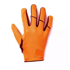 2024 nouveauté conception personnalisée poignée en cuir doigt complet Football récepteur gants pour adultes enfants en plein air équipement de Football américain - Product Image 3