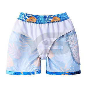 Customized High Quality New Design Board Shorts Spandex Polyester Fabric <b>Men</b> Swim <b>Trunks</b> Beach Shorts - Product Image 2