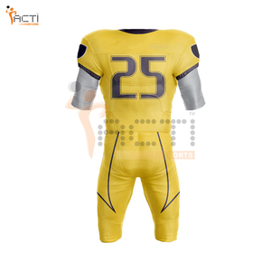 Uniformes de Fútbol Americano de Alta Calidad, 100% Poliéster, Personalizables, Diferentes Estilos, Color Liso, Transpirables, Sublimados, de Secado Rápido - Product Image 3