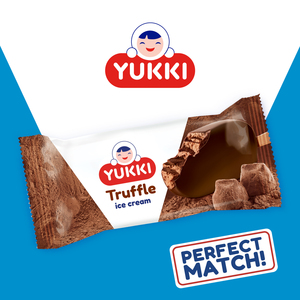 Glace à la crème au cacao TRUFFLE avec garniture au cacao aromatisée à la truffe et enrobée de glaçage au cacao Eskimo 65g, Vente en gros du fabricant - Product Image 2