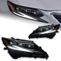 Kit de Actualización de Faros Delanteros de Tres Ojos Plug and Play para Lexus ES XV60 2015-2017, de Modelo Antiguo a Nuevo, con Luz Direccional Secuencial, Reemplazo de Ajuste Directo