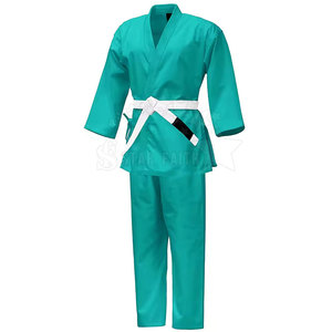 Uniformes durables de karaté Costume de Gi d'entraînement d'arts martiaux unisexe pour enfants et adultes Uniforme de karaté avec logo de broderie personnalisé - Product Image 2